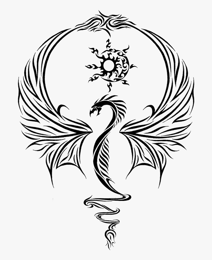 Tattoo Sleeve Artist Dragon Female Arm Clipart Line Art Dragon Tattoos Hd Png Download Kindpng