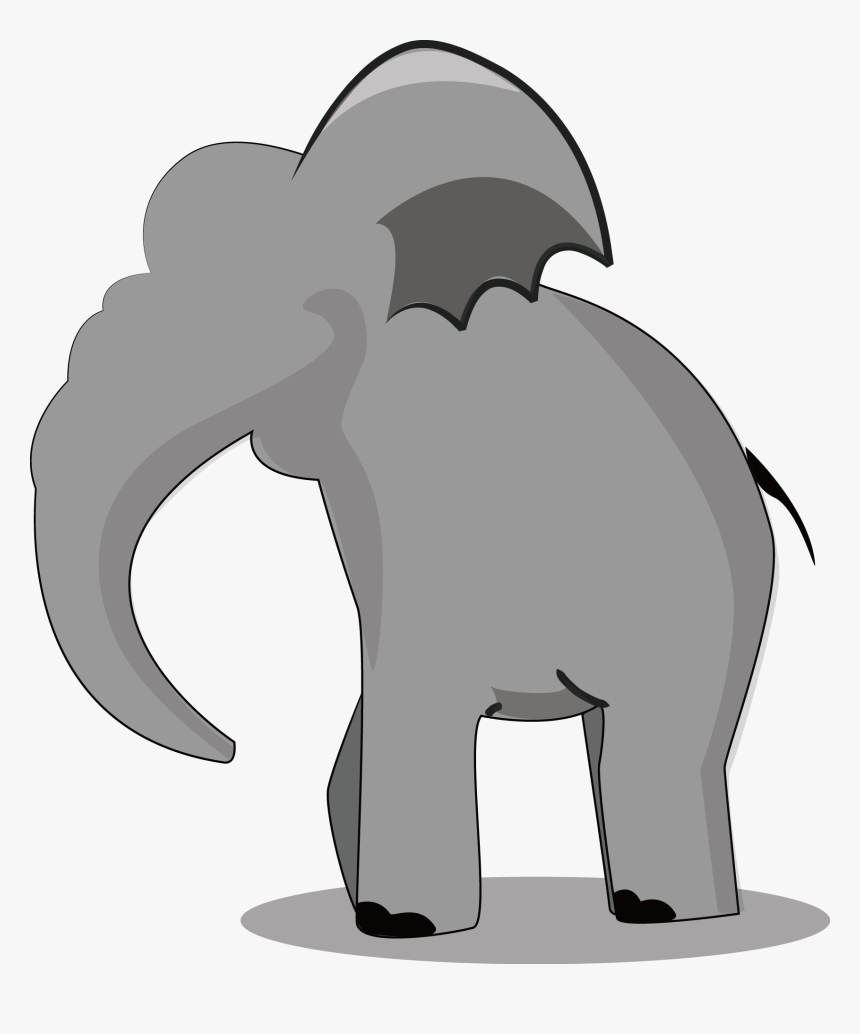 African Elephant Cartoon Indian Elephant - Indian Elephant, HD Png Download, Free Download