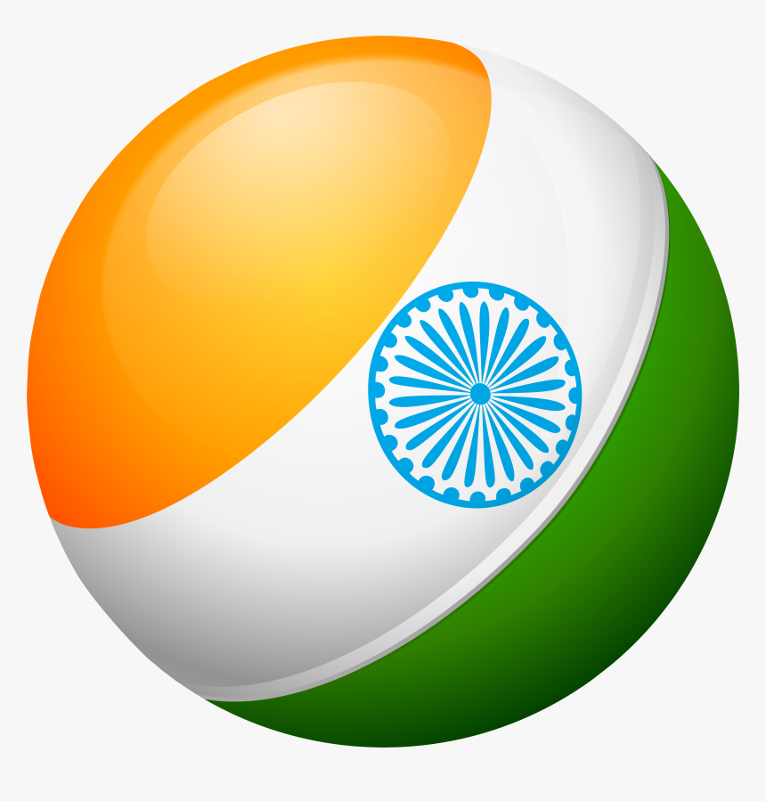 National Flag Of India Png Image Background - Round India Flag Png, Transparent Png, Free Download