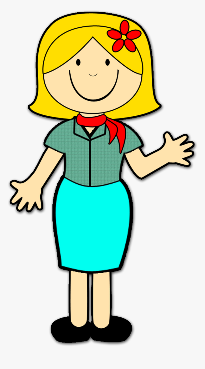 Teacher Clipart Png - Cute Teacher Clipart, Transparent Png, Free Download