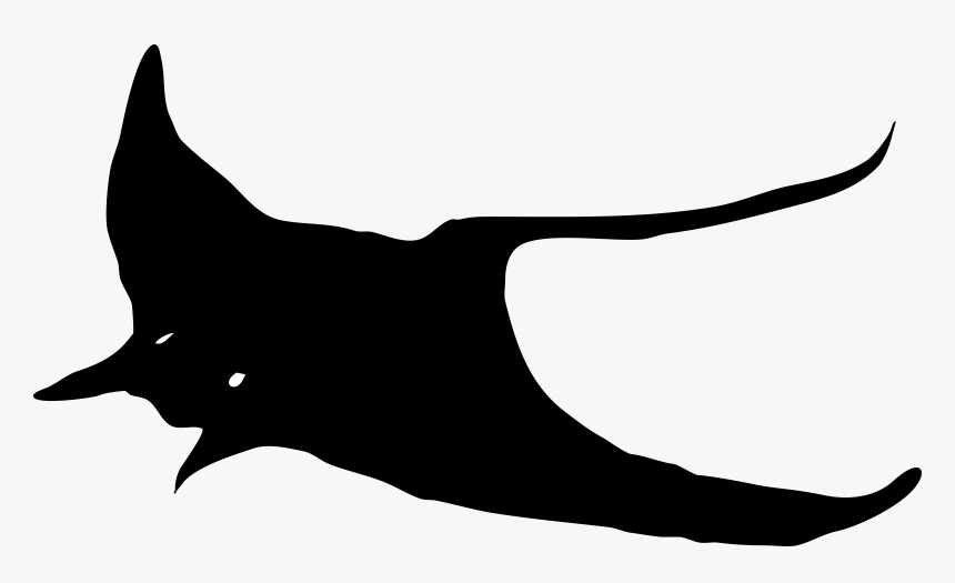 Manta Ray Clipart Vector - Stingray Silhouette Hd, HD Png Download, Free Download