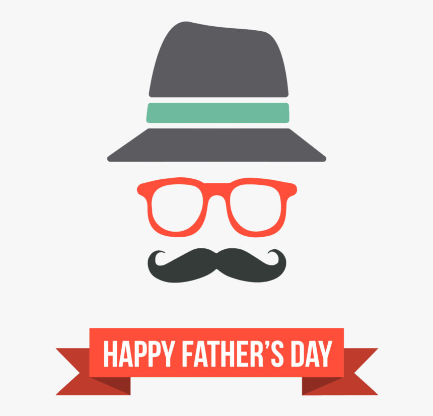 Transparent Mustache Clipart - Fathers Day Design In Png, Png Download, Free Download