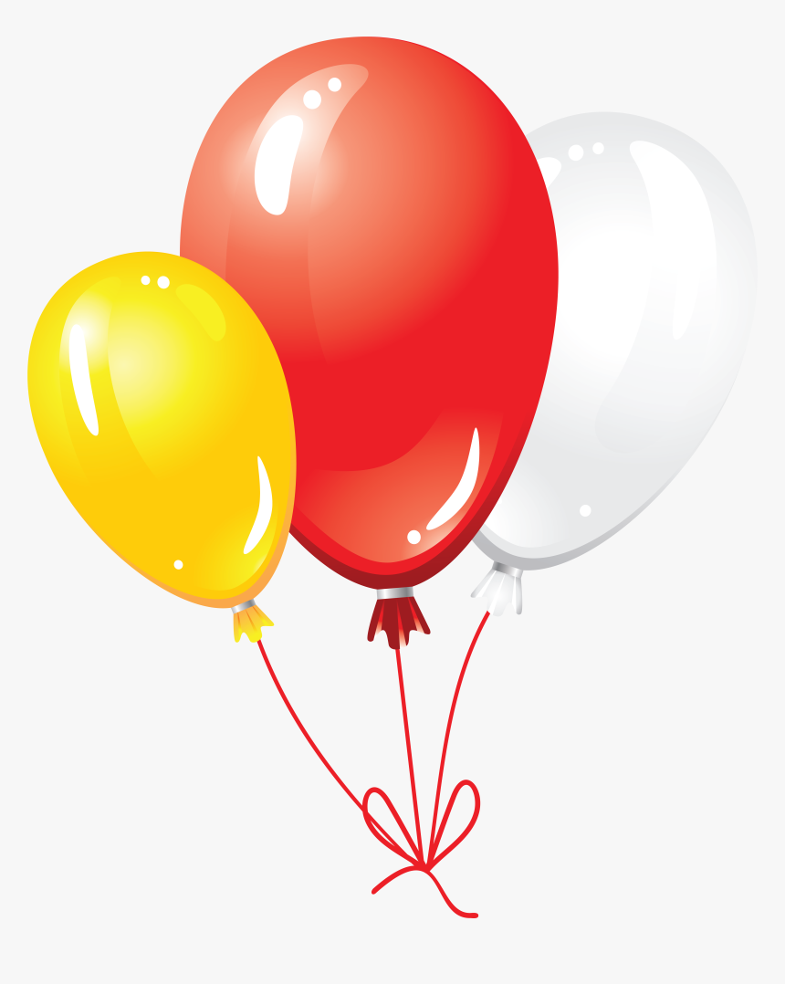 Red And Yellow Balloons Png Transparent Png Kindpng
