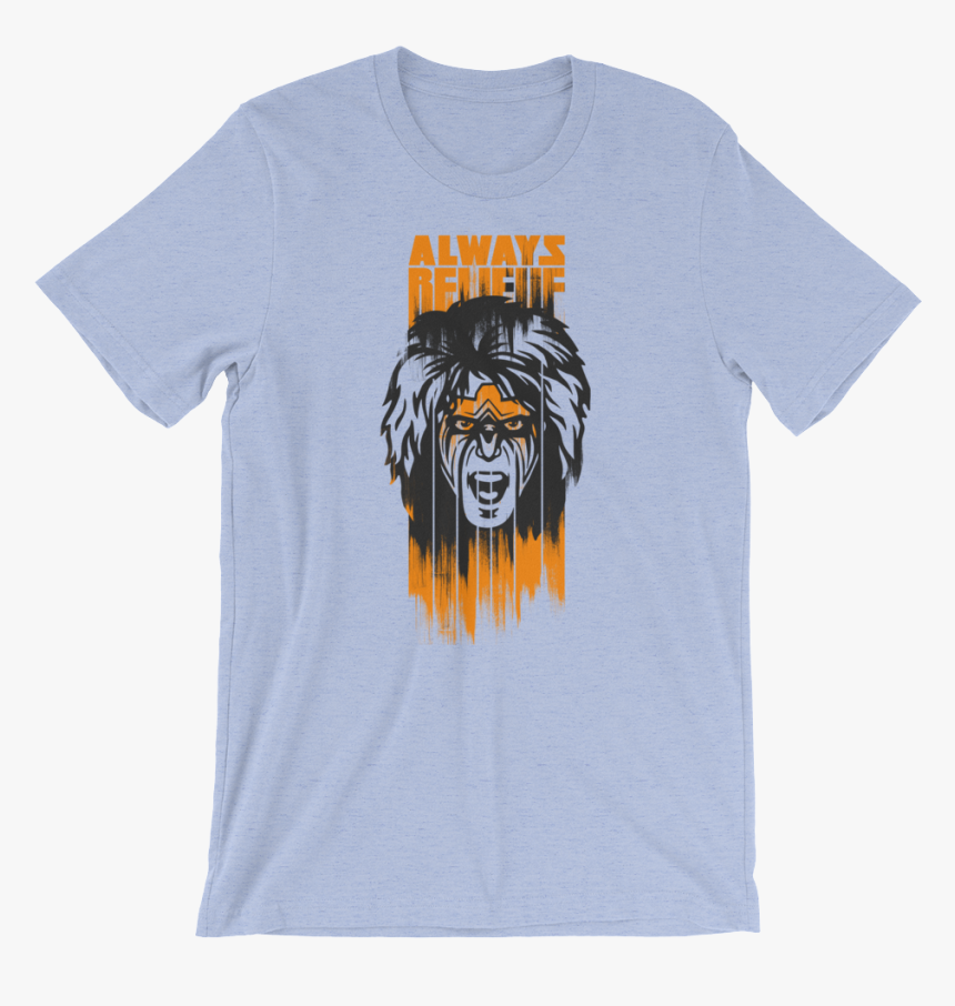 blue ultimate warrior shirt