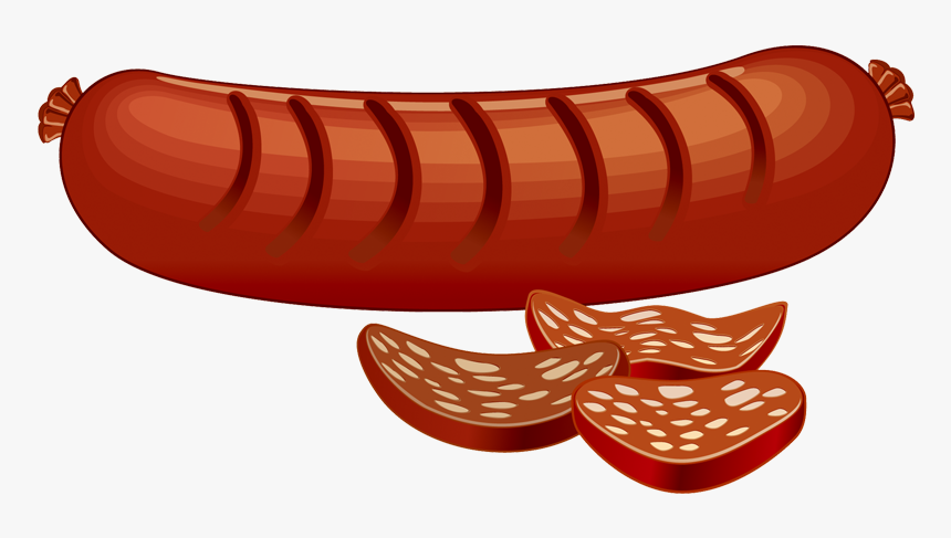 Sausage Hot Dog Barbecue Kebab Clip Art - Hot Dog Clip Art, HD Png Download, Free Download