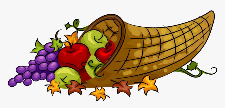 Pix For Cornucopia Png - Thanksgiving Cornucopia Clipart, Transparent Png, Free Download