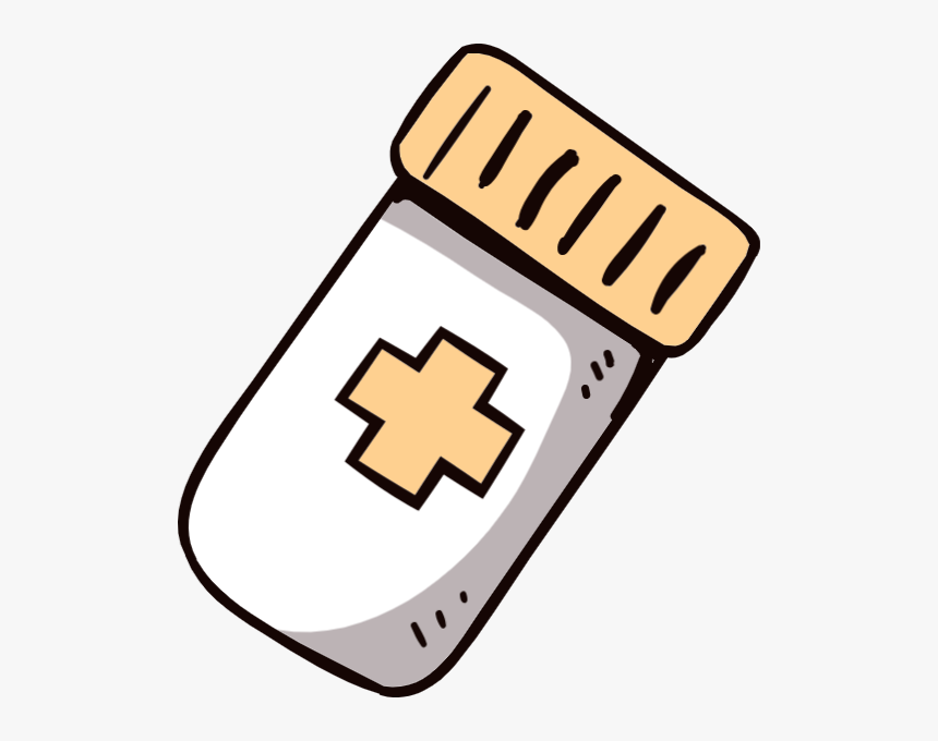 Free Online Medicine Bottles Medicines Pills Vector - Sticker Medicine Png, Transparent Png, Free Download