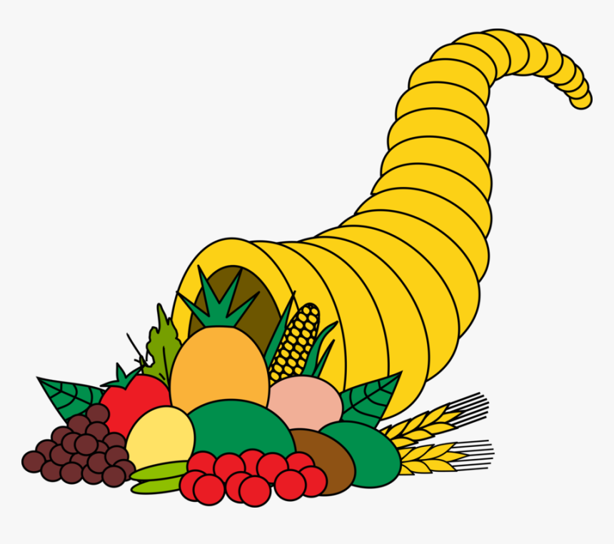 Cornucopia, Food, Fruit, Horn, Plenty, Vegetable - Cornucopia Clipart, HD Png Download, Free Download
