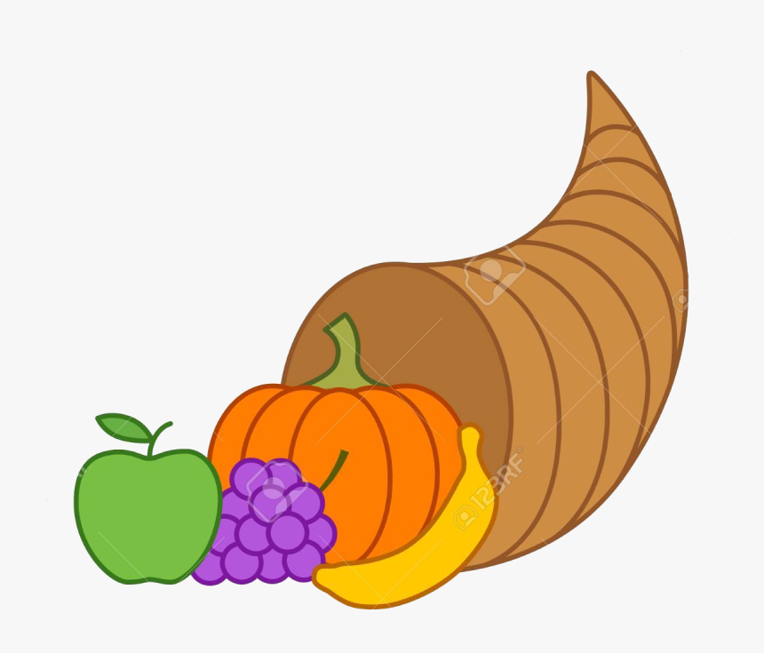 Cornucopia Clipart Horn Plenty Free On Transparent - Horn Of Plenty Clipart, HD Png Download, Free Download