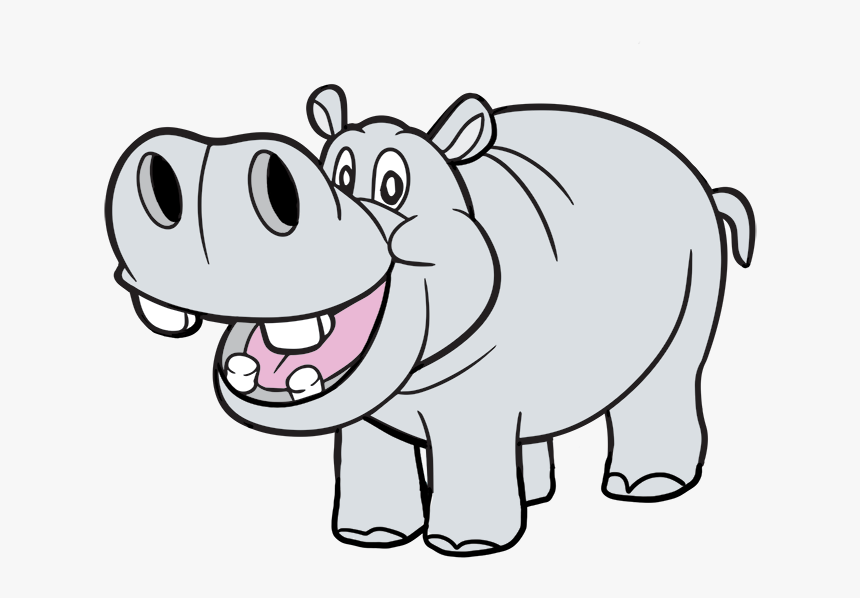 Transparent Baby Hippo Png - Transparent Background Hippo Clipart, Png Download, Free Download