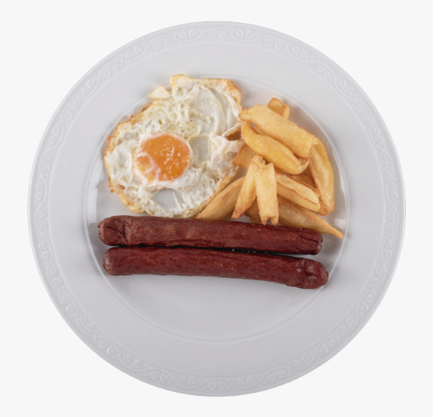 Salchicha Huevos Y Papas Fritas - Papas Con Salchichas Png, Transparent Png, Free Download