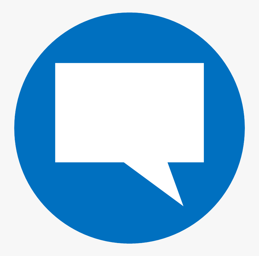 Vector Icon Of A Speech Bubble - Facebook Comment Logo Png, Transparent Png, Free Download