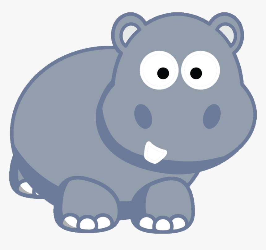 Clipart Hippo Ballerina - Hipopotamo Cute Png, Transparent Png, Free Download