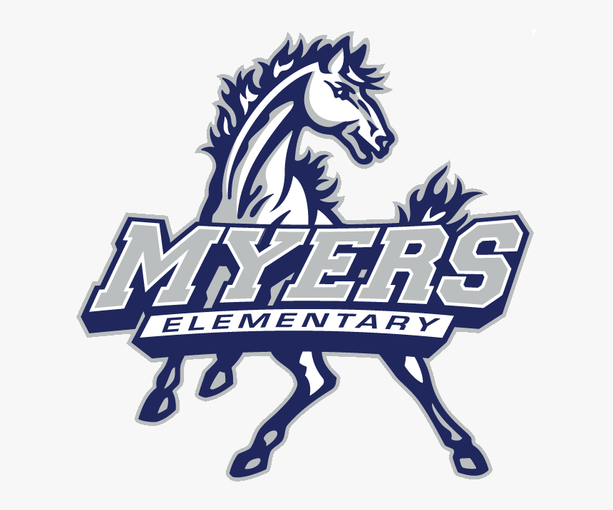 Myers Elementary Mustangs Logo - Stallion, HD Png Download, Free Download
