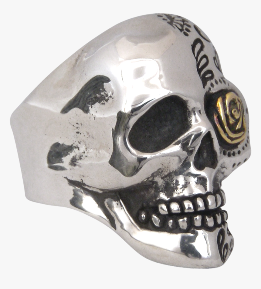 Transparent Side Skull Png - Silver Skull Transparent Png, Png Download, Free Download