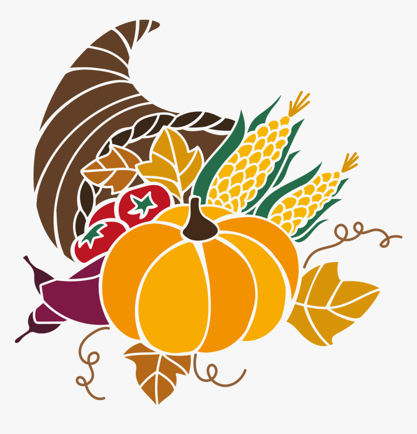 Cornucopia Logo For Tri-lakes Pumpkin Patch - Pumpkin, HD Png Download, Free Download