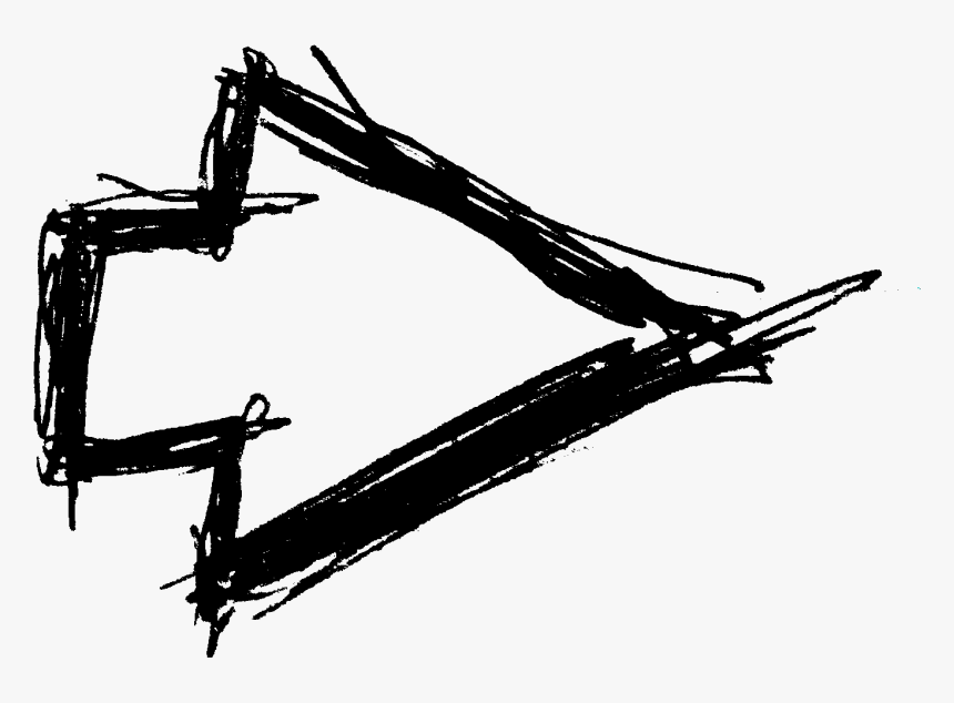 Hand Drawn Arrows Png Image Transparent - Arrow Handwritten Down, Png Download, Free Download