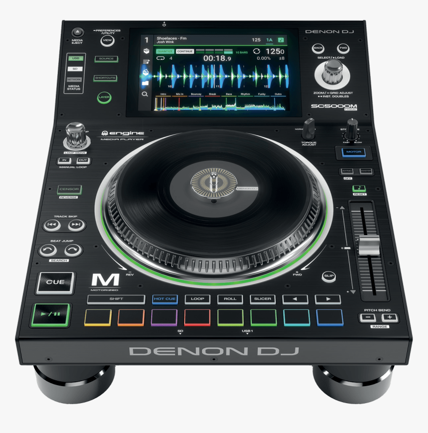 Mp3 & Cd Turntable Denon Dj Sc5000m Prime - Denon Sc5000m Prime, HD Png Download, Free Download