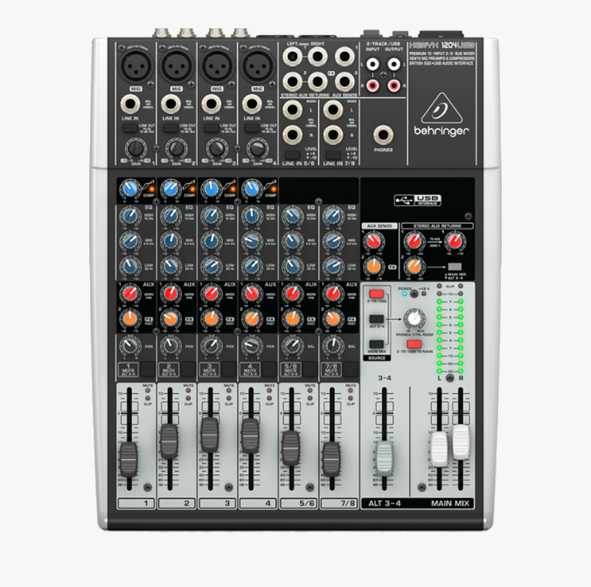Behringer Mixer With Compressor, HD Png Download, Free Download