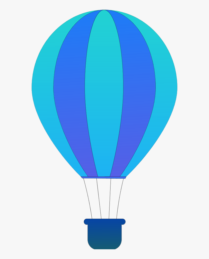 Blur Clipart Hot Air Balloon - Hot Air Balloon Clipart, HD Png Download, Free Download