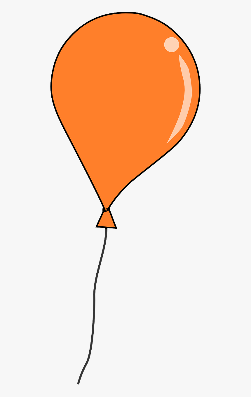 Balloon 4 Free Download Clipart - Single Transparent Background Balloon Clipart, HD Png Download, Free Download