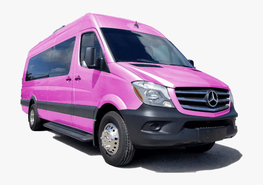 Pink Mercedes Party Bus - Mercedes Sprinter 2500 Diesel, HD Png Download, Free Download