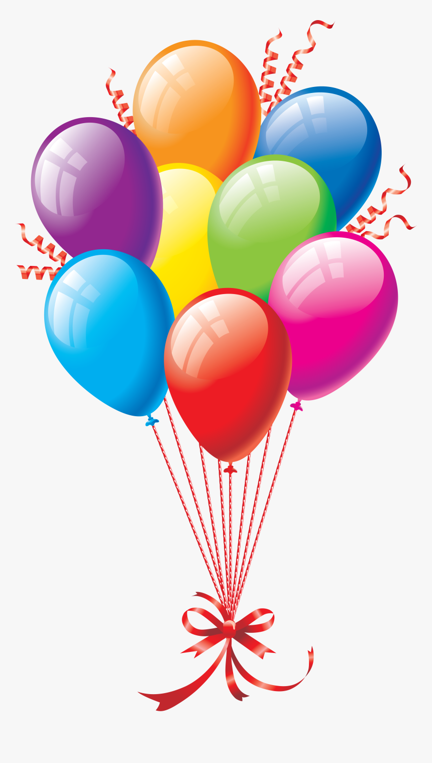Balloon Clip Art - Transparent Background Birthday Balloons, HD Png Download, Free Download