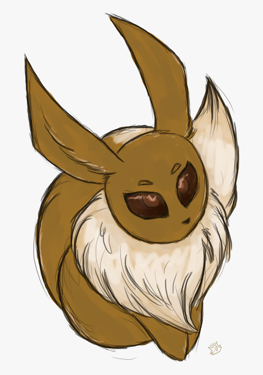 School Doodle - Eevee - Cartoon, HD Png Download, Free Download