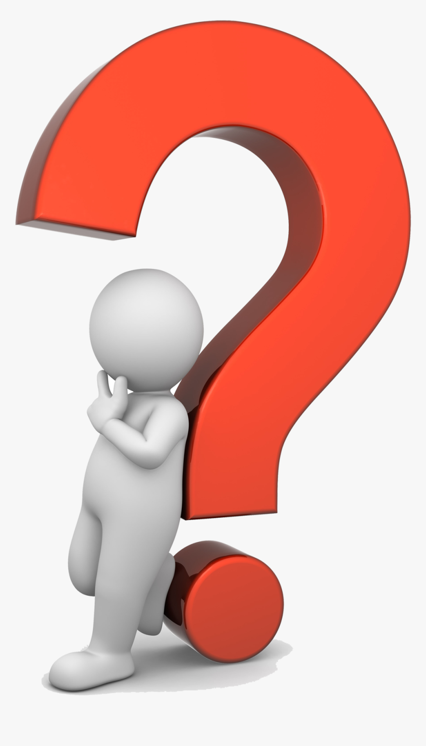 Animation Question Mark Clip Art - Character With Question Mark, HD Png Download, Free Download