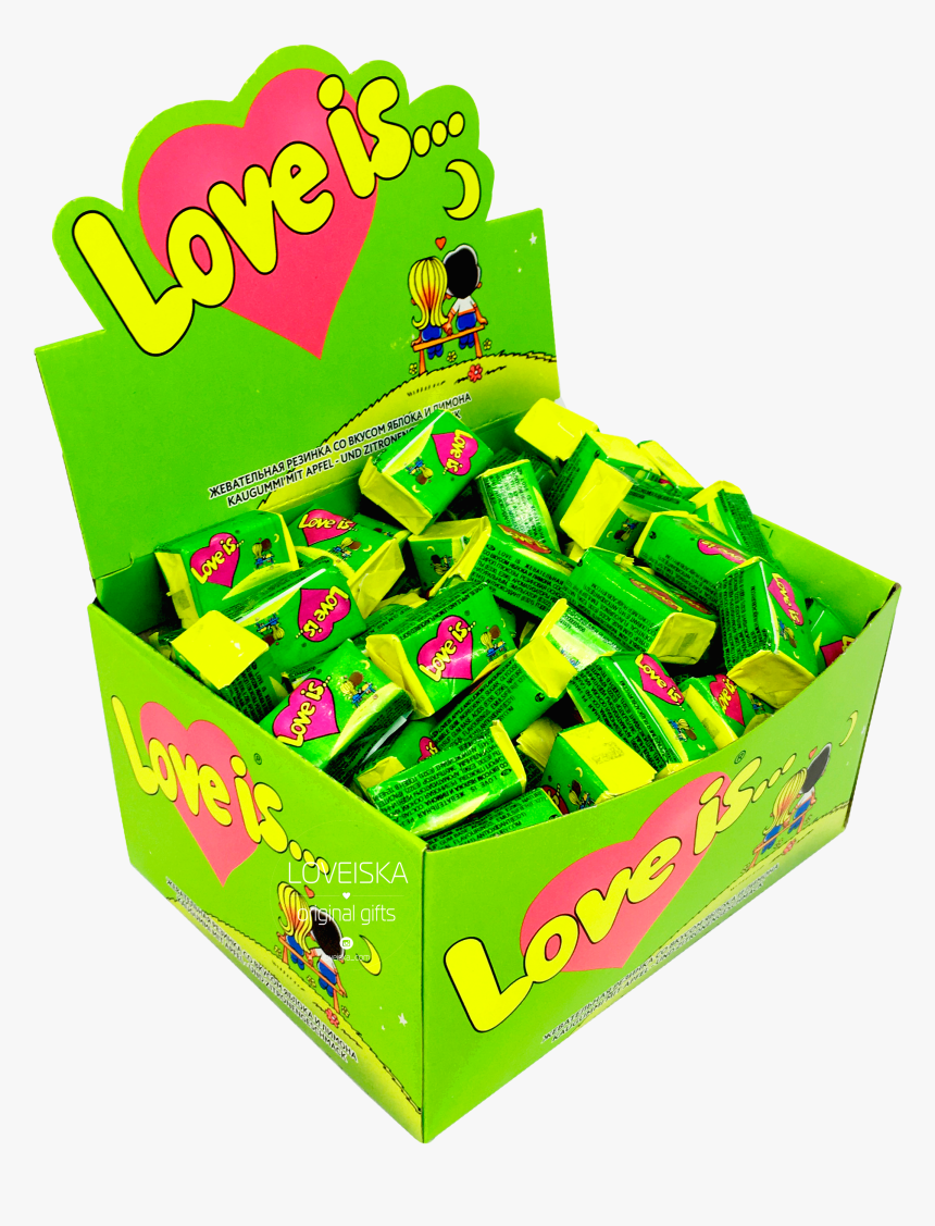 Chewing Gum Png - Love Is Bubble Gum Png, Transparent Png, Free Download