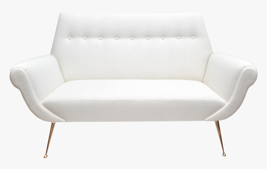 Futon Sofa White Shocking Photo Ideas Mid Century Modern - Studio Couch, HD Png Download, Free Download