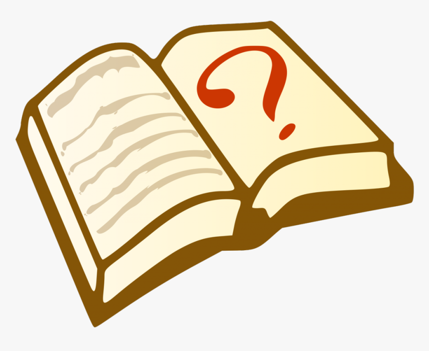 Great Ways To - Book With Question Mark Clipart, HD Png Download, Free Download