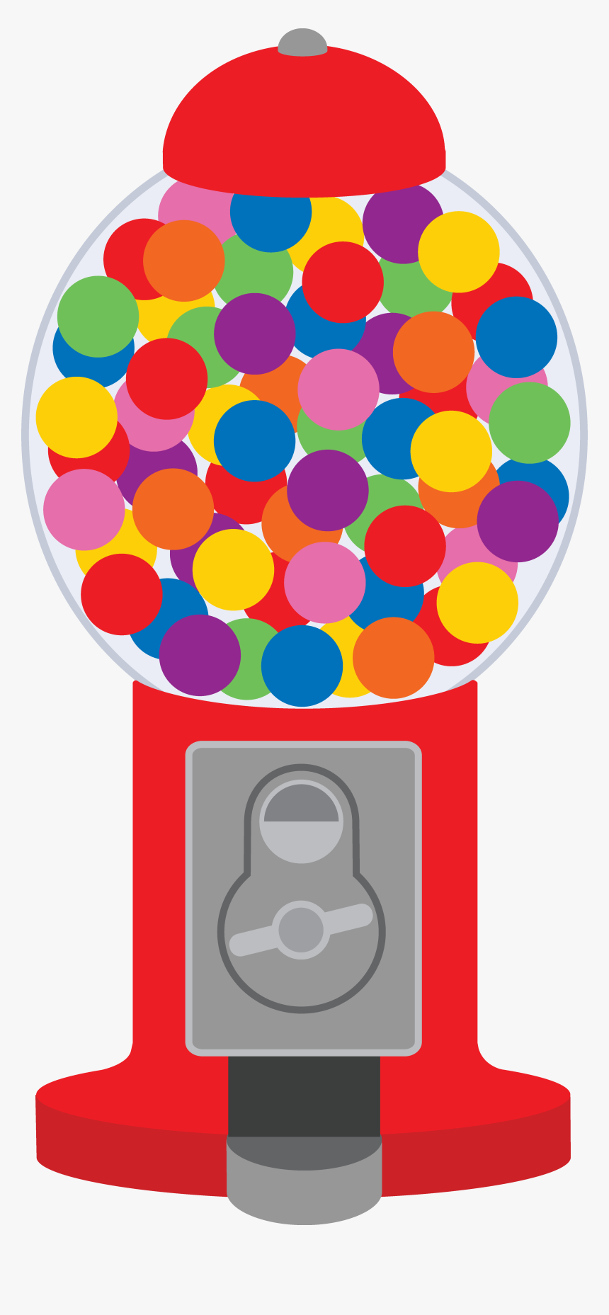 Mouth Clipart Chewing Gum - Clipart Gumball Machine, HD Png Download, Free Download