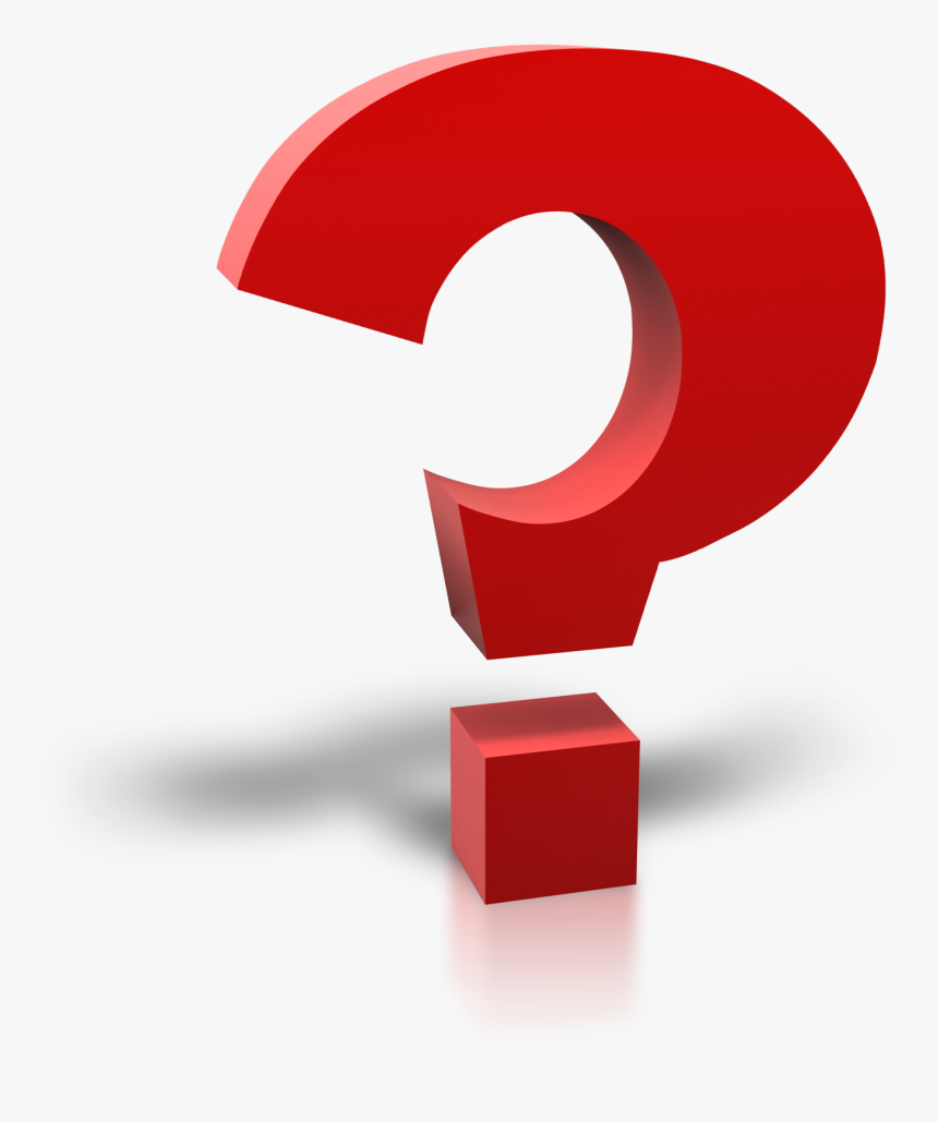 Question Marks Great For Competition Concepts Or Other - Question Mark Png 3d, Transparent Png, Free Download