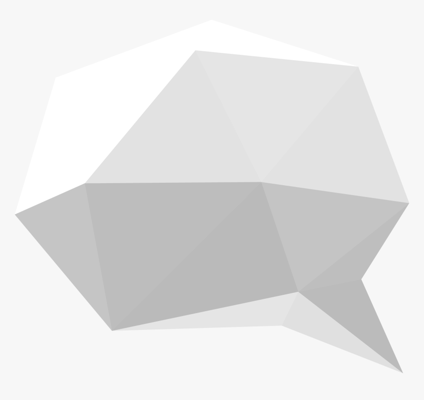 Speech Bubble Icon White, HD Png Download, Free Download