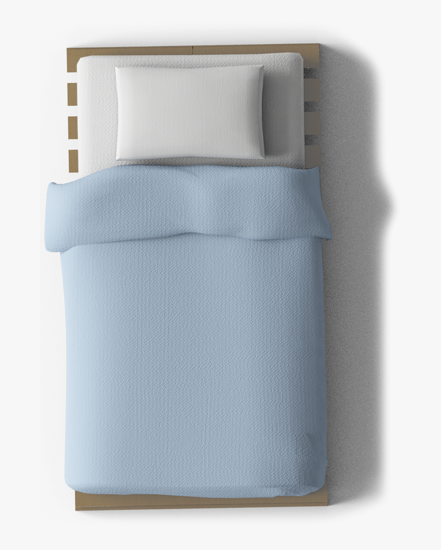 Single Size Bed Top View, HD Png Download, Free Download