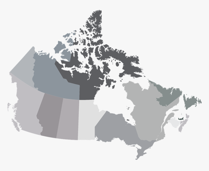 Map, Canada, Provinces, Territories, Alberta - Inuit Nunangat, HD Png Download, Free Download