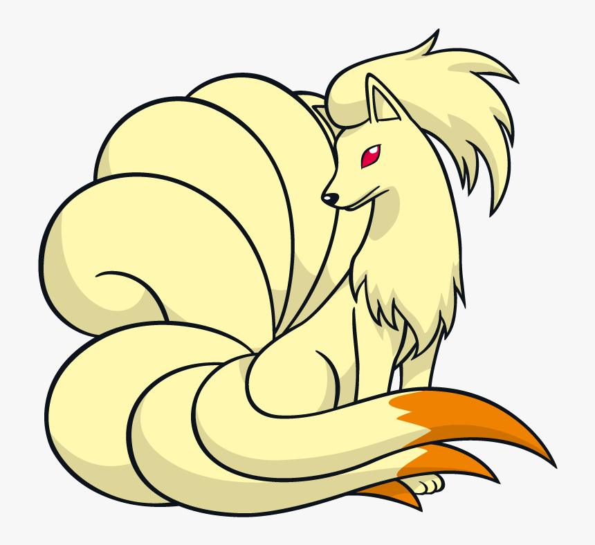 Ninetales Pokemon Character Vector Art - Shiny Ninetales, HD Png Download, Free Download