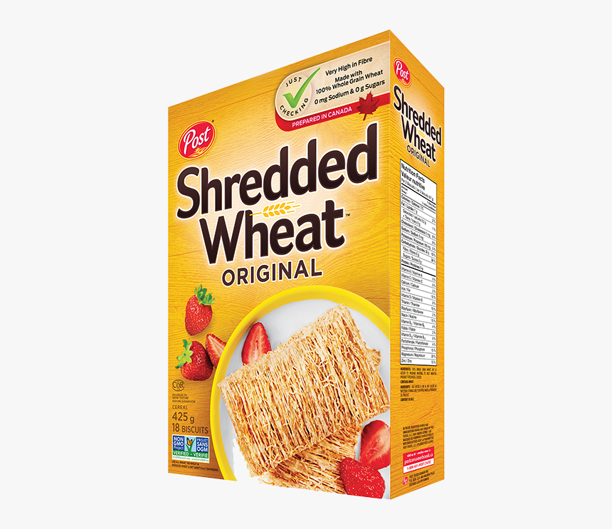 Box Of Shredded Wheat Original - Post Shredded Wheat Biscuit, HD Png Download, Free Download