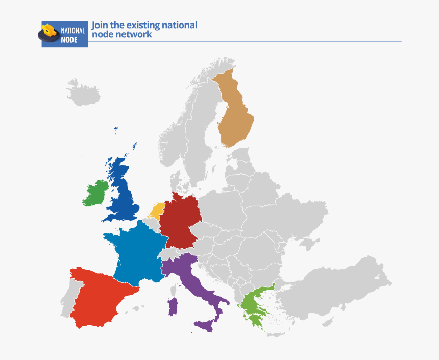 Europe Map Vector , Png Download - Країни Що Входять До Єс, Transparent Png, Free Download