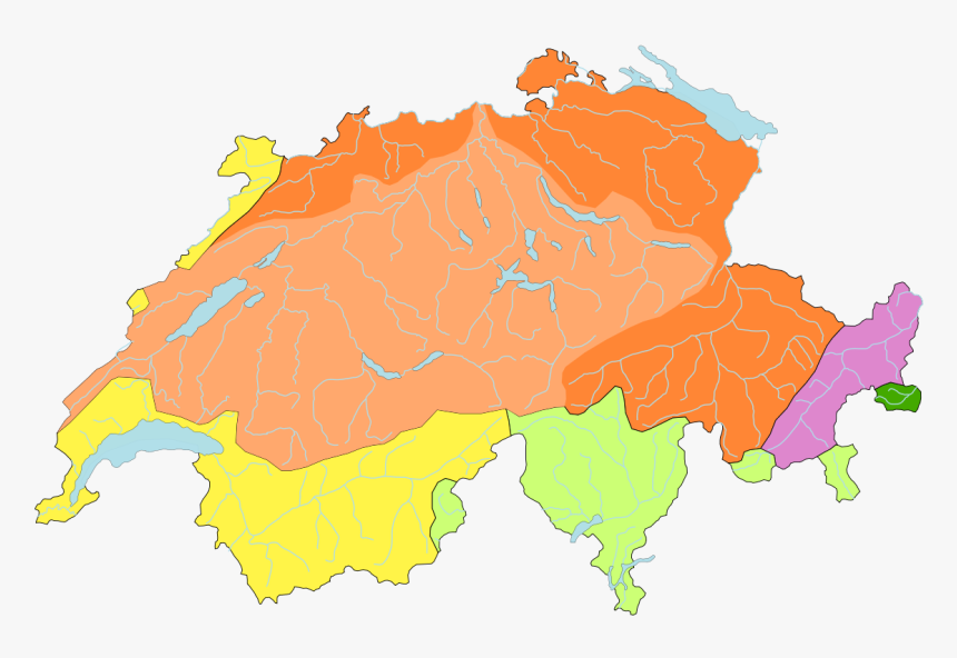 Picture Stock Hydrology Of Wikipedia - Switzerland Map Vector, HD Png Download, Free Download