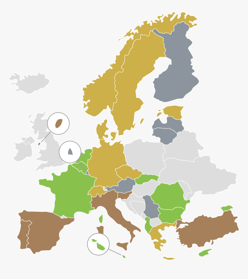 Transparent Map Vector Png - Eastern Europe 2 2014 2015, Png Download, Free Download