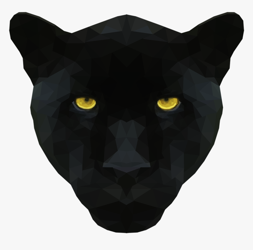 Emmasimoncic - Tumblr - Com - Low Poly Black Panther - Black Panther Head Png, Transparent Png, Free Download