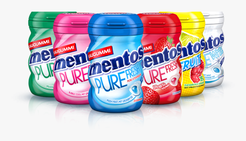 Kaugummis Von Mentos In Neuem Dosenformat Packaging360 - Caffeinated Drink, HD Png Download, Free Download