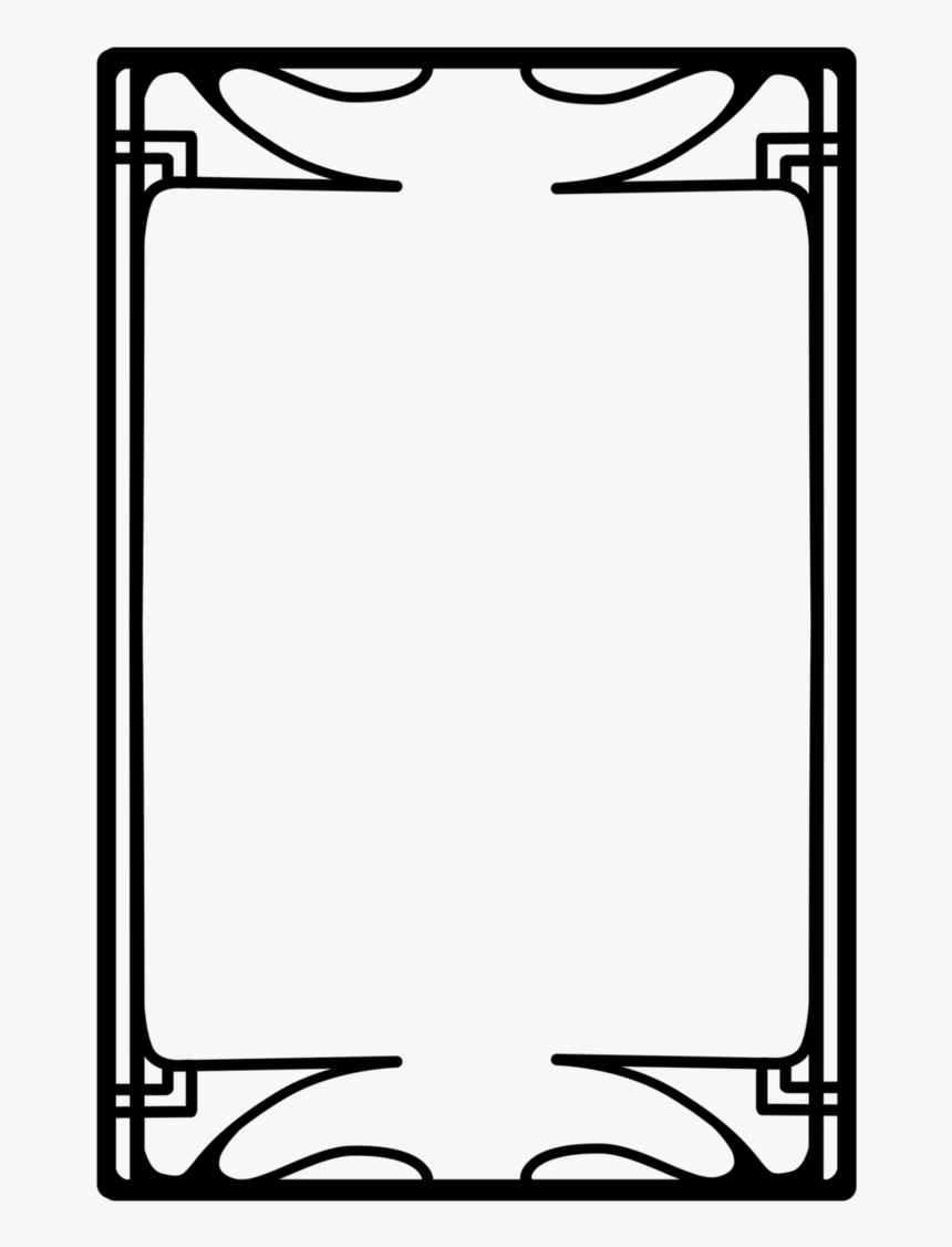 Simple Frame Vector Png - Art Deco Frame Clipart, Transparent Png, Free Download