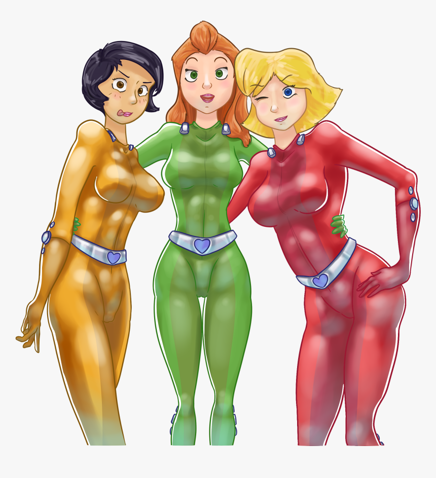 Totally Spies - Totally Spies Girl Muscles, HD Png Download, Free Download