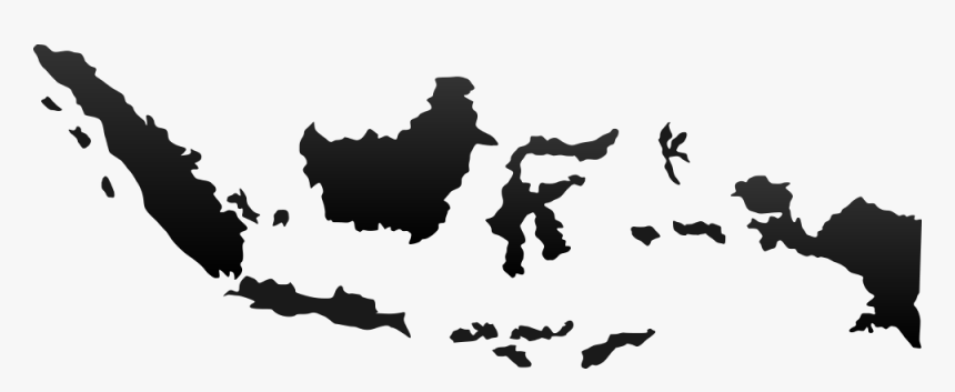 Blank Map Of Indonesia - Indonesia Silhouette, HD Png Download, Free Download