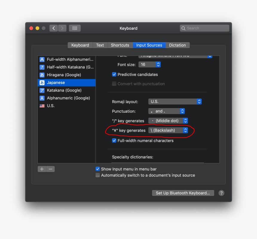 Apple Japanese Ime Settings - Mac Os Mojave Font, HD Png Download, Free Download