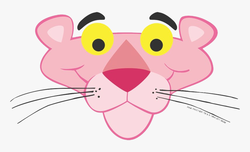 The Pink Panther Png Pic - Pink Panther Cartoon Face, Transparent Png, Free Download