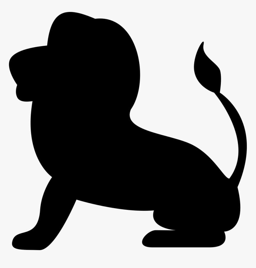 Leo Astrological Sign - Dessin Silhouette Lion, HD Png Download, Free Download